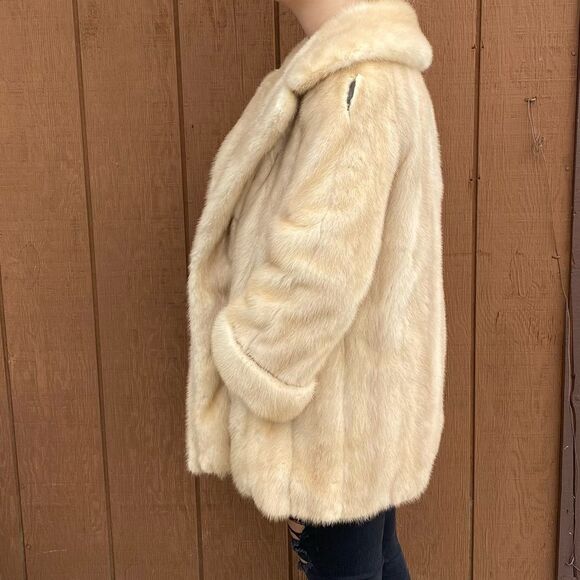 Vintage William Rosendorf Real Mink Fur Long Coat - Picture 4 of 16